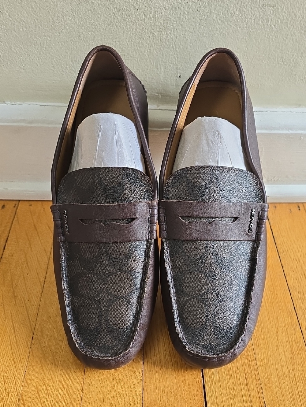 Coach, Signature Collon Driver, Mahogany, EUC, Men's 9 - Picture 3 of 16